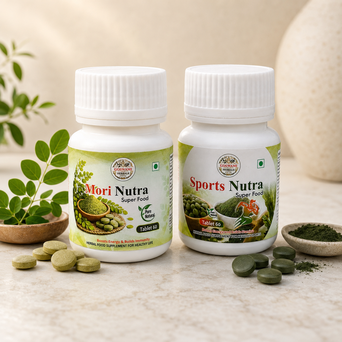 Moringa & Spirulina Mega Pack Superfood Supplement